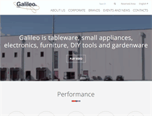 Tablet Screenshot of galileospa.com